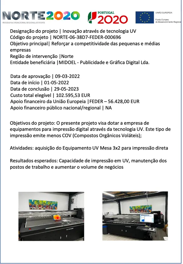 Apoiado pelo Norte 2020